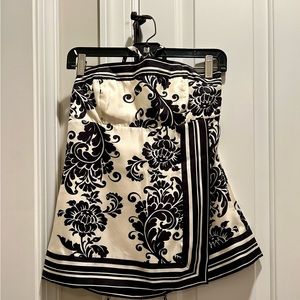 White House black market satin halter top size 2 side zip.